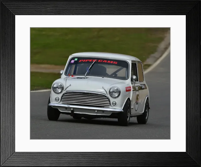 Framed Print : CJ7 1337 Bill Sollis, Ian Curley, Austin Mini Cooper S Framed Print : CJ7 1337 Bill Sollis, Ian Curley, Austin Mini Cooper S