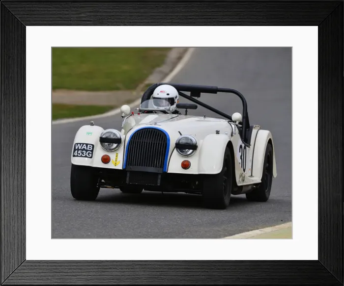 Framed Print : CJ7 1325 James Billy Bellinger, Morgan Plus 8