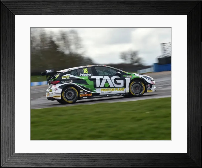 Framed Print : CM22 8772 Senna Proctor, Vauxhall Astra Framed Print : CM22 8772 Senna Proctor, Vauxhall Astra