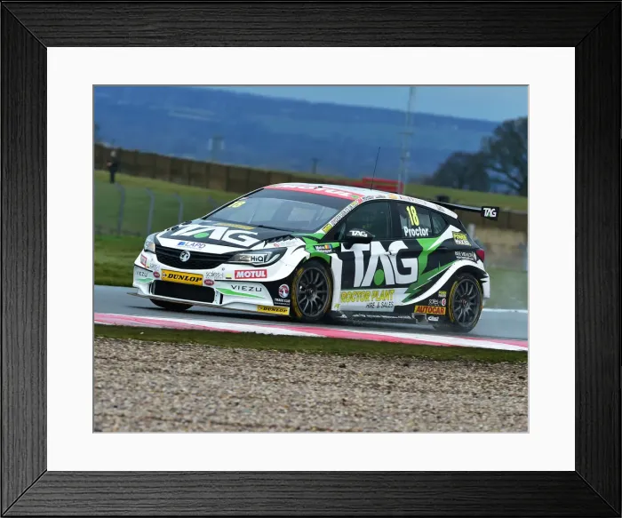 Framed Print : CM22 8488 Senna Proctor, Vauxhall Astra Framed Print : CM22 8488 Senna Proctor, Vauxhall Astra