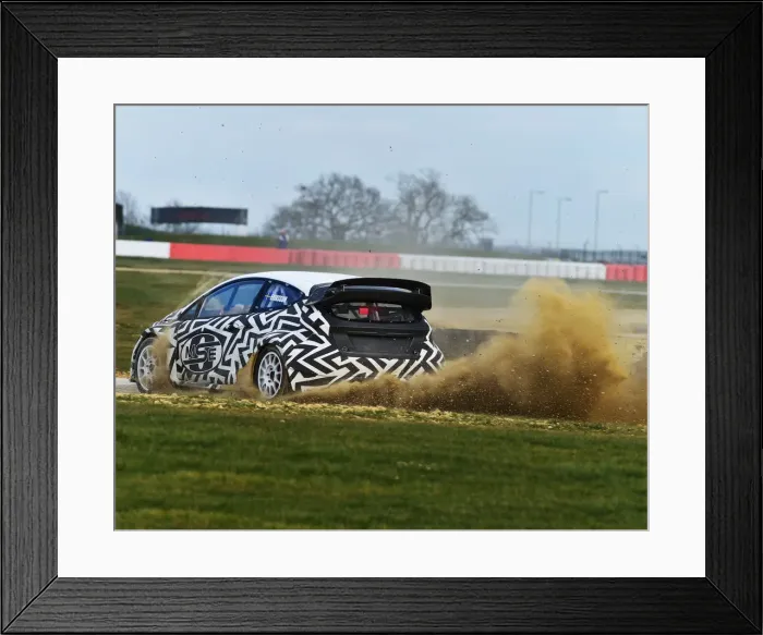 Framed Print : CM22 8222 Kevin Eriksson, Ford Fiesta RX