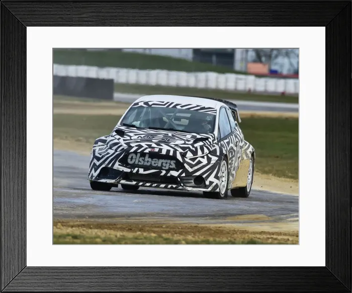 Framed Print : CM22 8215 Kevin Eriksson, Ford Fiesta RX Framed Print : CM22 8215 Kevin Eriksson, Ford Fiesta RX