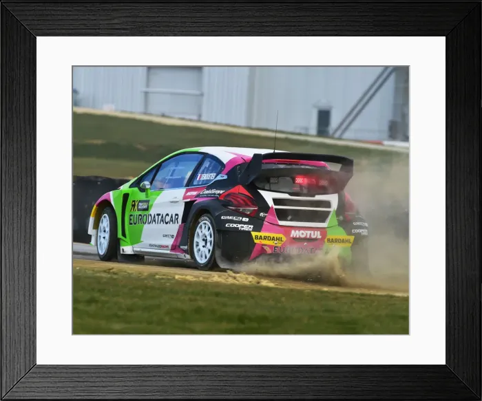 Framed Print : CM22 8229 Gregoire Demoustier, Peugeot 208 RX
