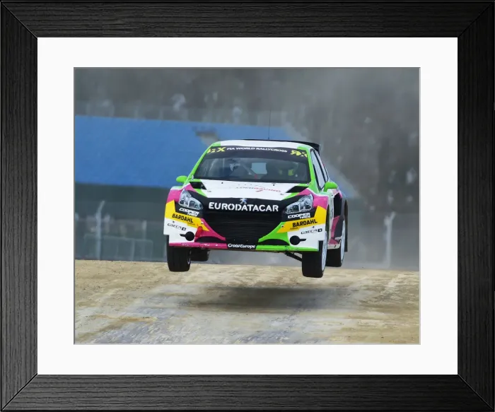 Framed Print : CM22 8168 Gregoire Demoustier, Peugeot 208 RX