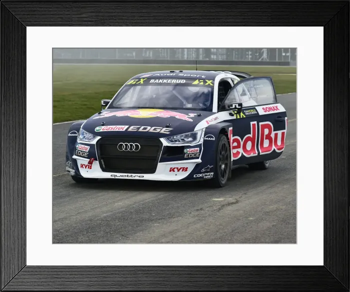 Framed Print : CM22 7895 Mattias Ekstrom, Andreas Bakkerud, Audi S1 EKS RX