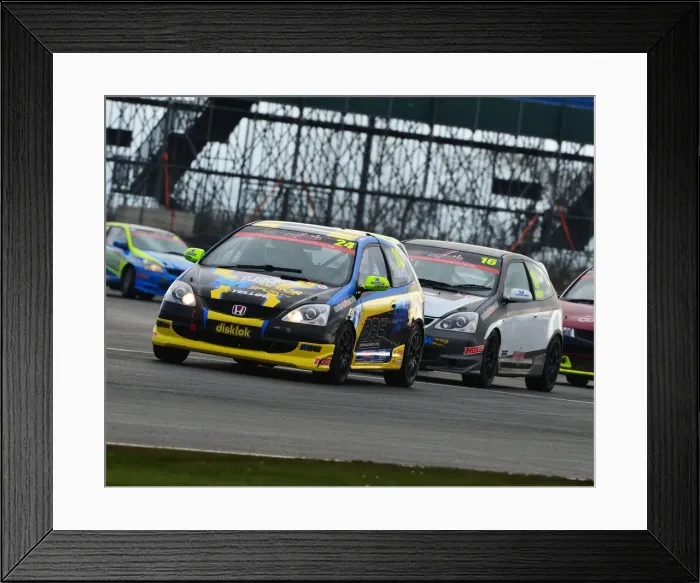 Framed Print : CJ7 1369 Ben Sharpe, Honda Civic Framed Print : CJ7 1369 Ben Sharpe, Honda Civic