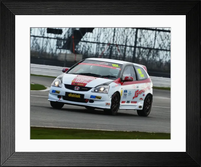 Framed Print : CJ7 1381 Andy Hart, Honda Civic Framed Print : CJ7 1381 Andy Hart, Honda Civic