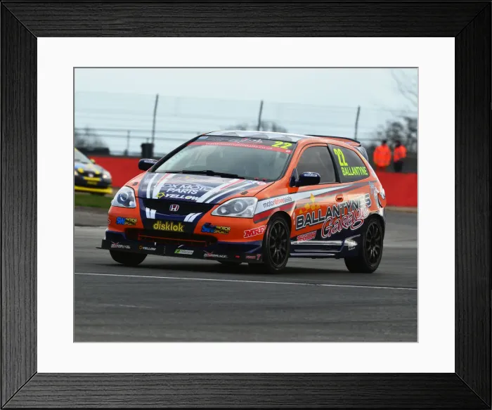 Framed Print : CJ7 1384 Jason Ballantyne, Honda Civic