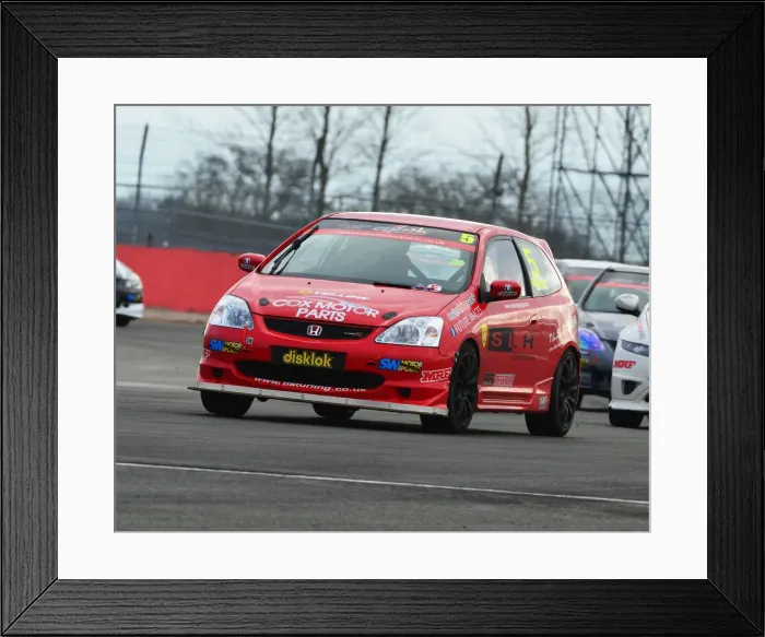 Framed Print : CJ7 1396 Mark Hughes, Honda Civic Framed Print : CJ7 1396 Mark Hughes, Honda Civic