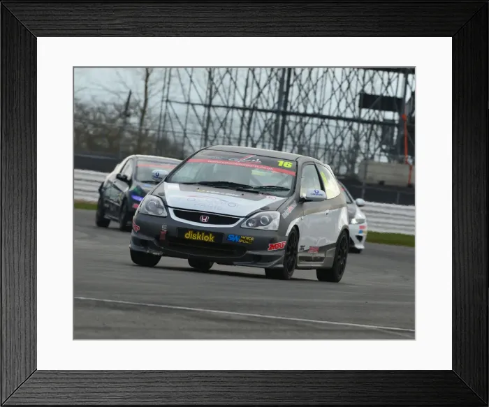 Framed Print : CJ7 1409 Matt Bolton, Honda Civic