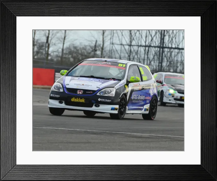 Framed Print : CJ7 1413 David Buky, Honda Civic Framed Print : CJ7 1413 David Buky, Honda Civic