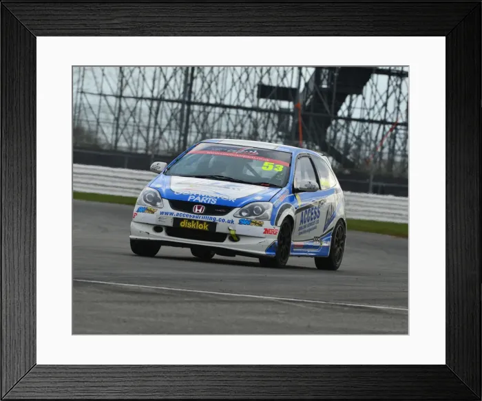 Framed Print : CJ7 1429 Paul Bancroft, Honda Civic Framed Print : CJ7 1429 Paul Bancroft, Honda Civic
