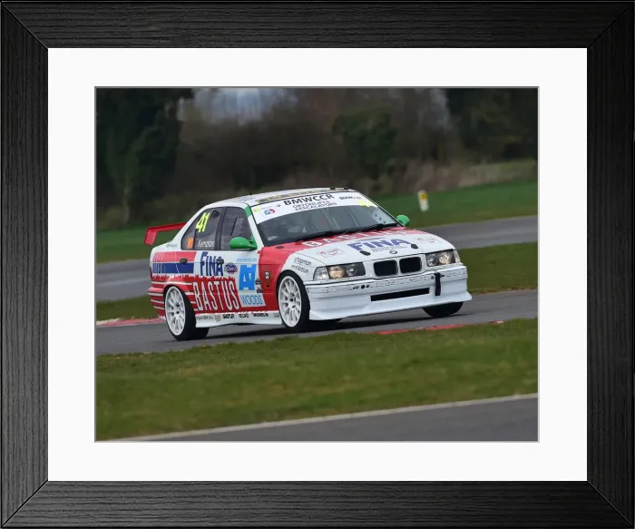 Framed Print : CM23 0537 David Kempton, BMW M3 Evo E36