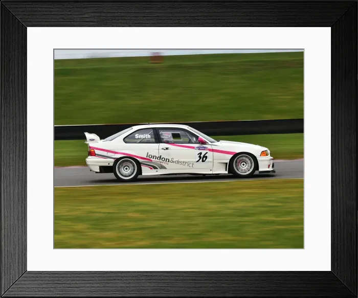 Framed Print : CM23 0660 Mark Smith, BMW M3 Evo E36, winner Framed Print : CM23 0660 Mark Smith, BMW M3 Evo E36, winner