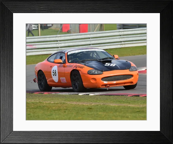 Framed Print : CM23 1304 Derek Pearce, Jaguar XK8
