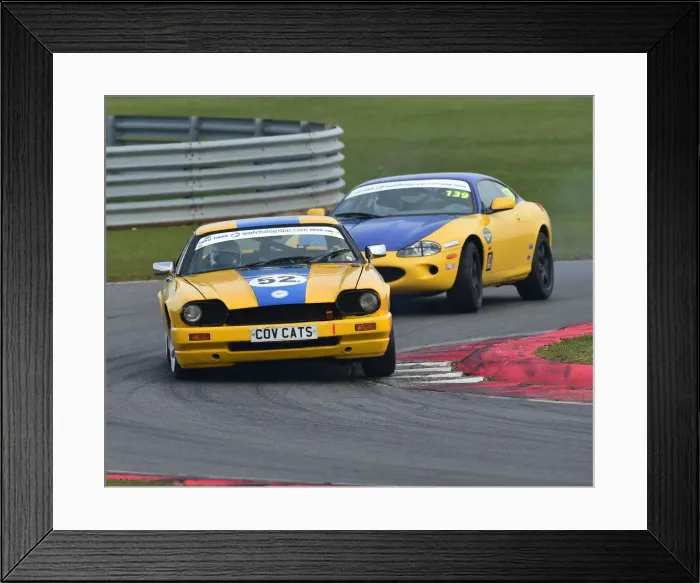 Framed Print : CM23 1351 Gail Hill, Jaguar XJS