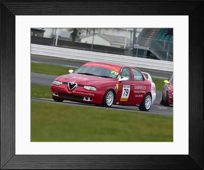 Framed Print : CM23 0215 David Messenger, Alfa Romeo 156 Framed Print : CM23 0215 David Messenger, Alfa Romeo 156