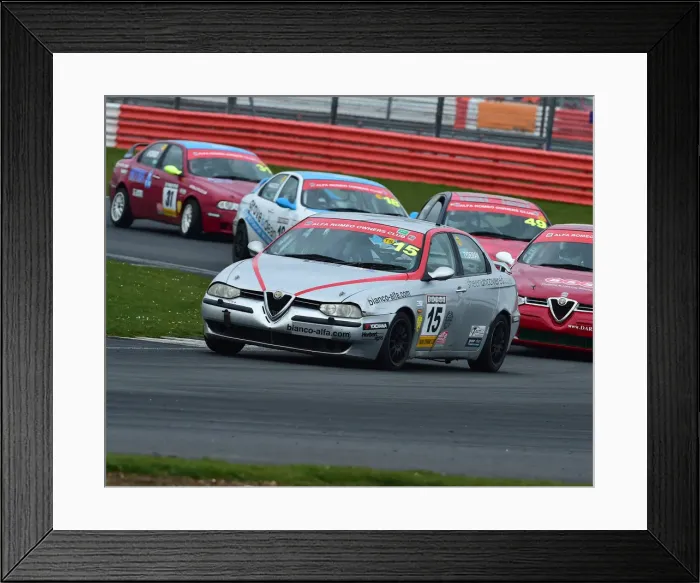 Framed Print : CM23 0195 Richard Tydeman, Alfa Romeo 156 Framed Print : CM23 0195 Richard Tydeman, Alfa Romeo 156