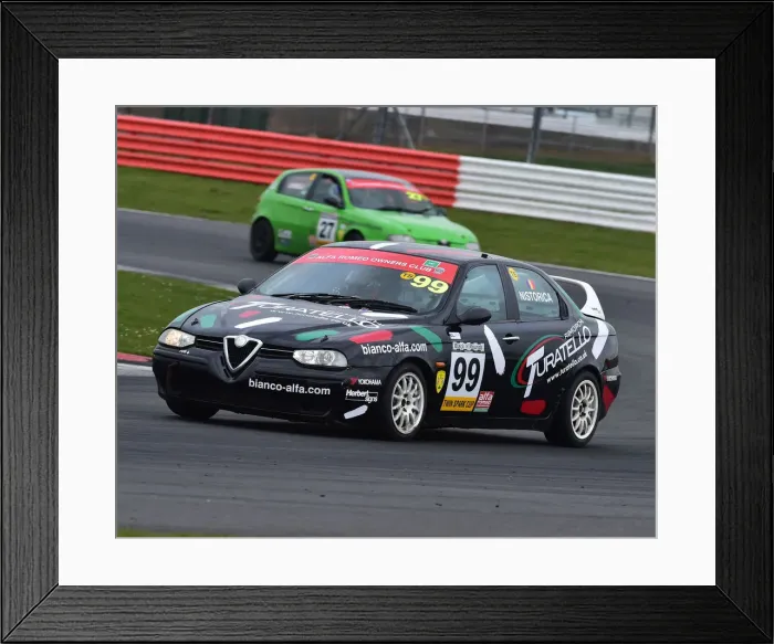 Framed Print : CM23 0186 Ciprian Nistorica, Alfa Romeo 156