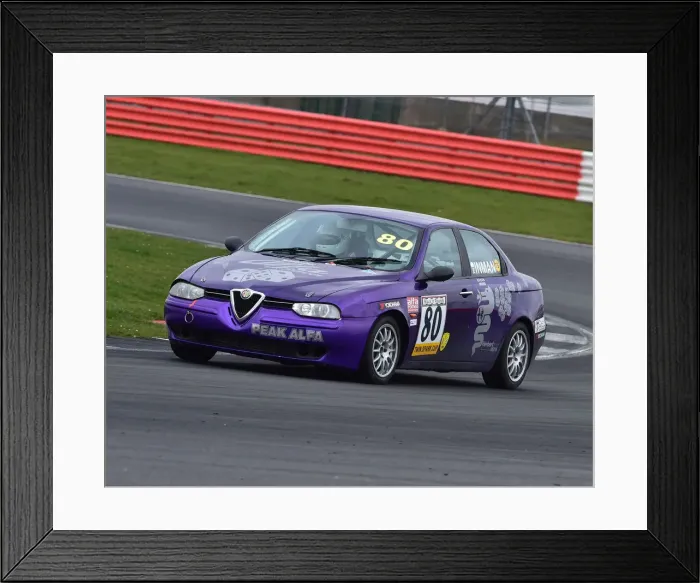 Framed Print : CM23 0185 Andy Inman, Alfa Romeo 156 Framed Print : CM23 0185 Andy Inman, Alfa Romeo 156