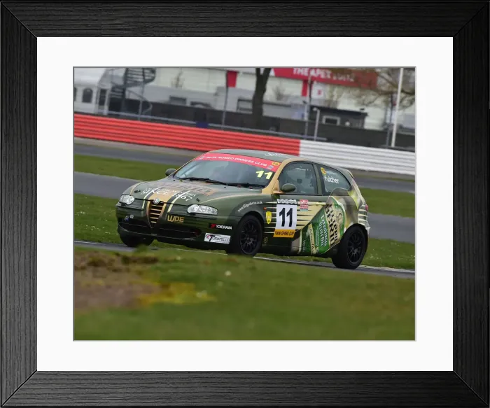 Framed Print : CM23 0217 Andrew Fulcher, Alfa Romeo 147 Framed Print : CM23 0217 Andrew Fulcher, Alfa Romeo 147