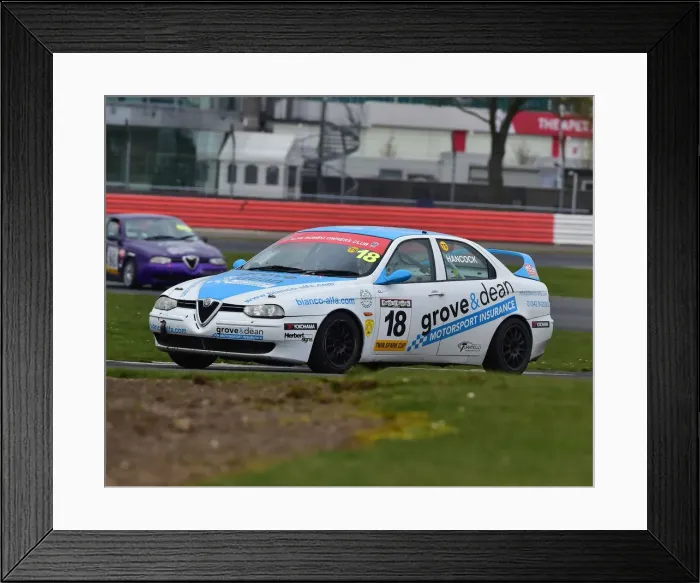 Framed Print : CM23 0218 Andy Hancock, Alfa Romeo 156 Framed Print : CM23 0218 Andy Hancock, Alfa Romeo 156
