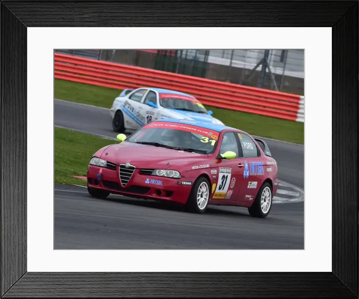 Framed Print : CM23 0181 Richard Ford, Alfa Romeo 156 Framed Print : CM23 0181 Richard Ford, Alfa Romeo 156