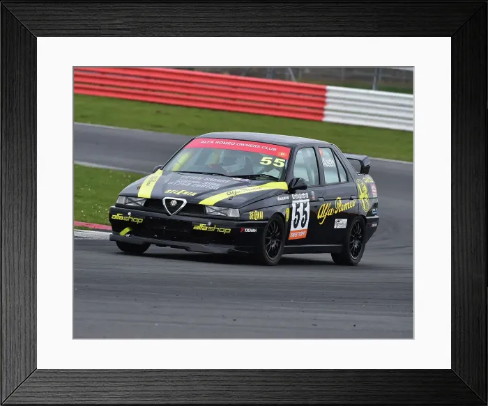 Framed Print : CM23 0176 Scott Austin, Alfa Romeo 155 Framed Print : CM23 0176 Scott Austin, Alfa Romeo 155