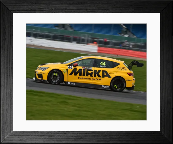 Framed Print : CM23 0108 Olli Kangas, Seat Cupra TCR Framed Print : CM23 0108 Olli Kangas, Seat Cupra TCR