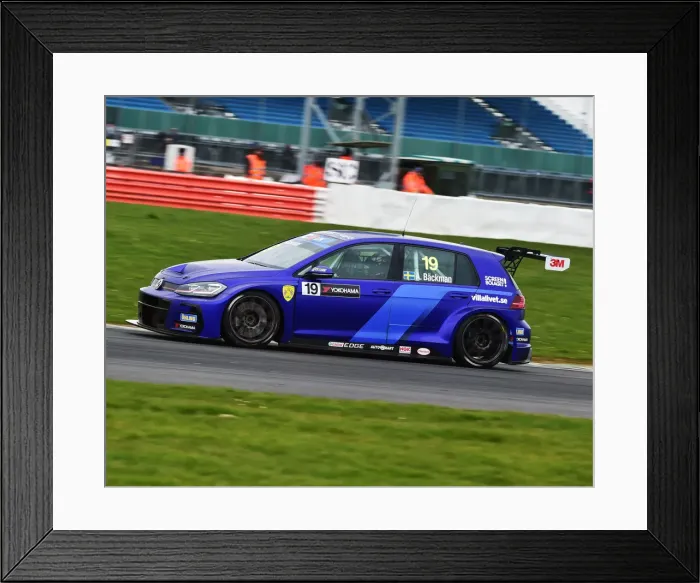 Framed Print : CM23 0102 Andreas Backman, Volkswagen Golf GTi TCR Framed Print : CM23 0102 Andreas Backman, Volkswagen Golf GTi TCR