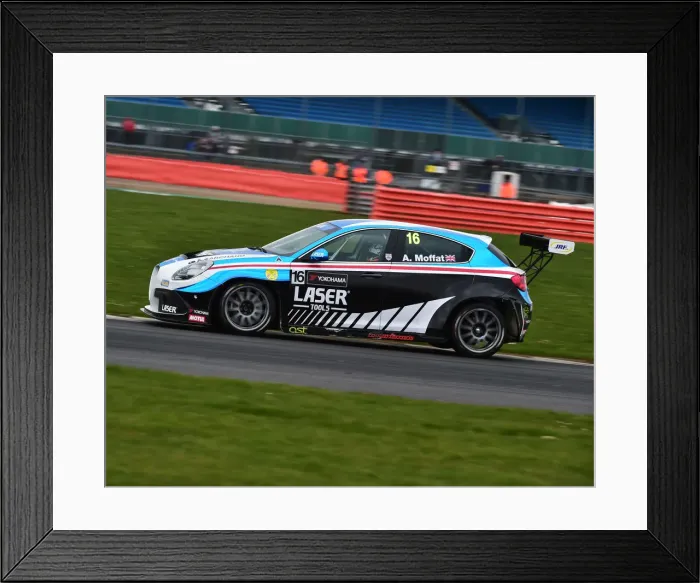 Framed Print : CM23 0083 Aiden Moffat, Alfa Romeo Giulietta TCR Framed Print : CM23 0083 Aiden Moffat, Alfa Romeo Giulietta TCR