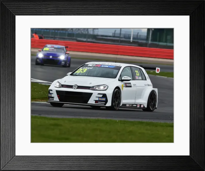 Framed Print : CM22 9962 Dan Lloyd, Volkswagen Golf GTi TCR