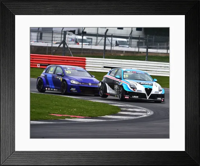 Framed Print : CM23 0143 Aiden Moffat, Alfa Romeo Giulietta TCR, Andreas Backman, Volkswagen Golf Framed Print : CM23 0143 Aiden Moffat, Alfa Romeo Giulietta TCR, Andreas Backman, Volkswagen Golf