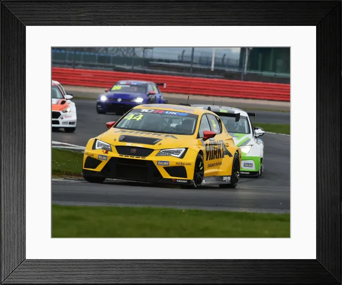 Framed Print : CM22 9989 Olli Kangas, Seat Cupra TCR Framed Print : CM22 9989 Olli Kangas, Seat Cupra TCR