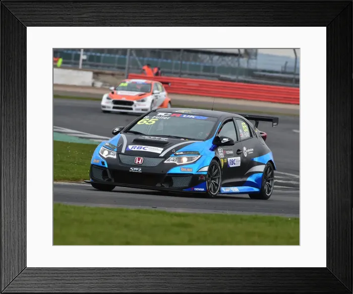 Framed Print : CM22 9959 Howard Fuller, Honda Civic Type R TCR
