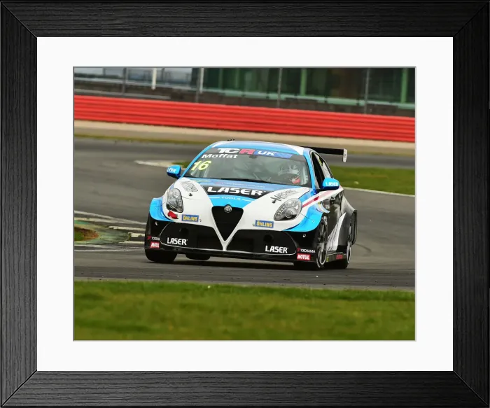 Framed Print : CM22 9950 Aiden Moffat, Alfa Romeo Giulietta TCR Framed Print : CM22 9950 Aiden Moffat, Alfa Romeo Giulietta TCR
