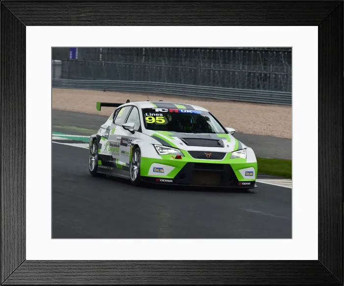Framed Print : CM22 9587 Stewart Lines, Seat Cupra TCR Framed Print : CM22 9587 Stewart Lines, Seat Cupra TCR