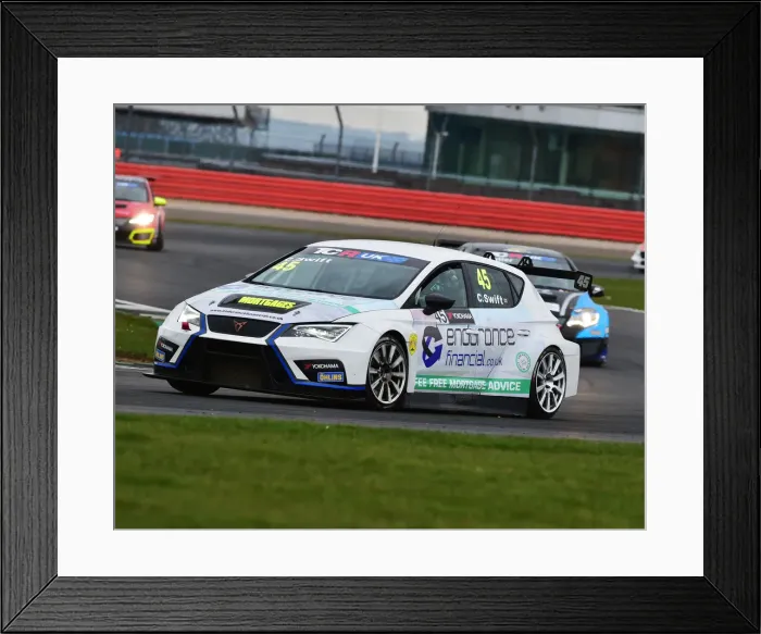 Framed Print : CM22 9958 Carl Swift, Seat Cupra TCR Framed Print : CM22 9958 Carl Swift, Seat Cupra TCR
