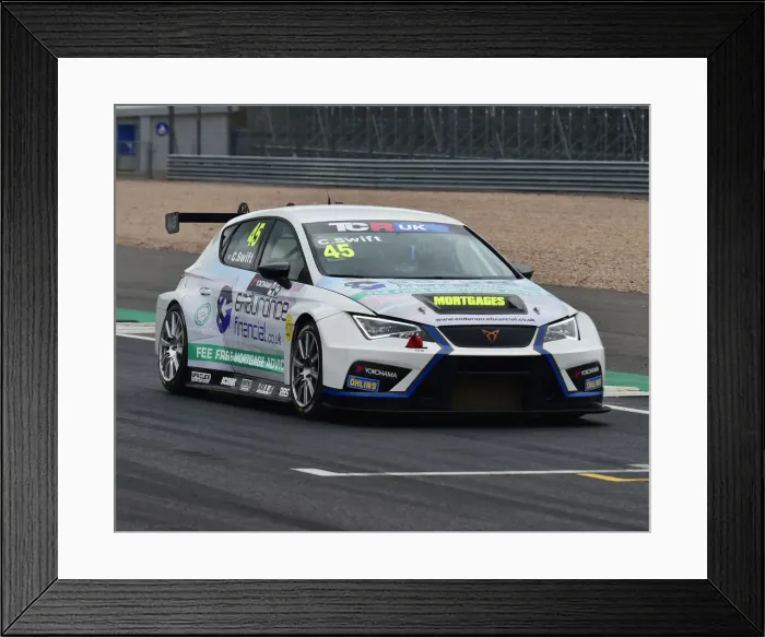 Framed Print : CM22 9497 Carl Swift, Seat Cupra TCR Framed Print : CM22 9497 Carl Swift, Seat Cupra TCR