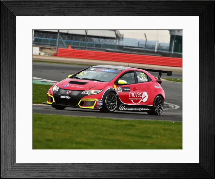 Framed Print : CM22 9954 Ollie Taylor, Honda Civic Type R TCR Framed Print : CM22 9954 Ollie Taylor, Honda Civic Type R TCR