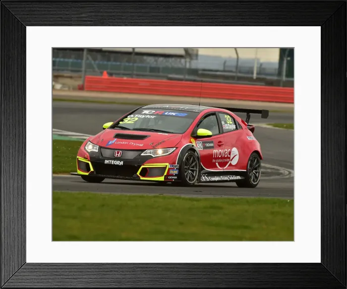 Framed Print : CM22 9949 Ollie Taylor, Honda Civic Type R TCR Framed Print : CM22 9949 Ollie Taylor, Honda Civic Type R TCR