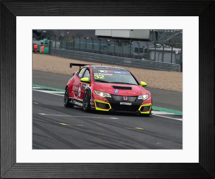 Framed Print : CM22 9487 Ollie Taylor, Honda Civic Type R TCR Framed Print : CM22 9487 Ollie Taylor, Honda Civic Type R TCR