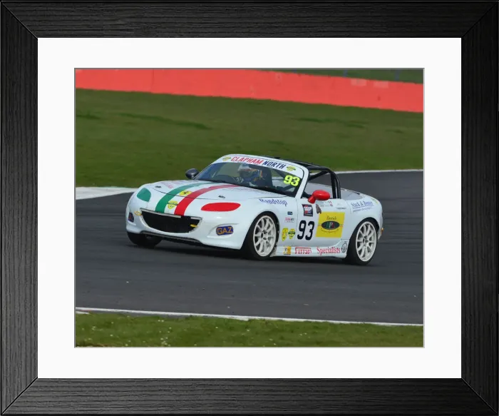 Framed Print : CJ7 1496 John Stack, Mazda MX-5 Mk3