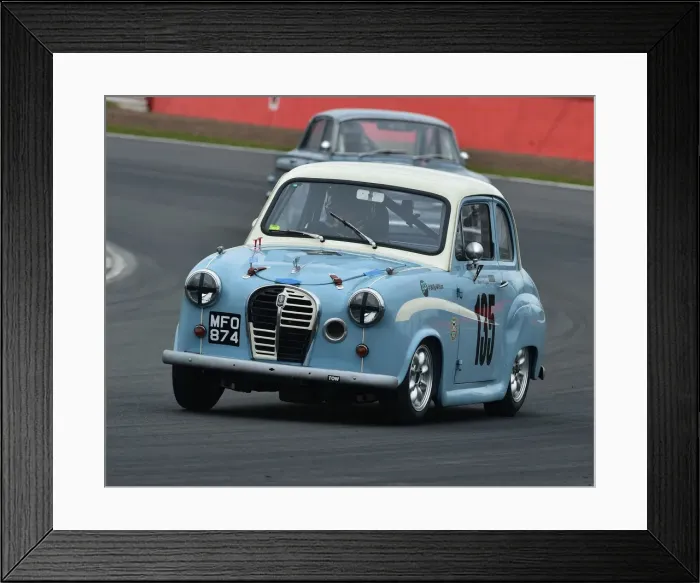 Framed Print : CM22 9223 Bruce Chapman, Austin A35 Academy