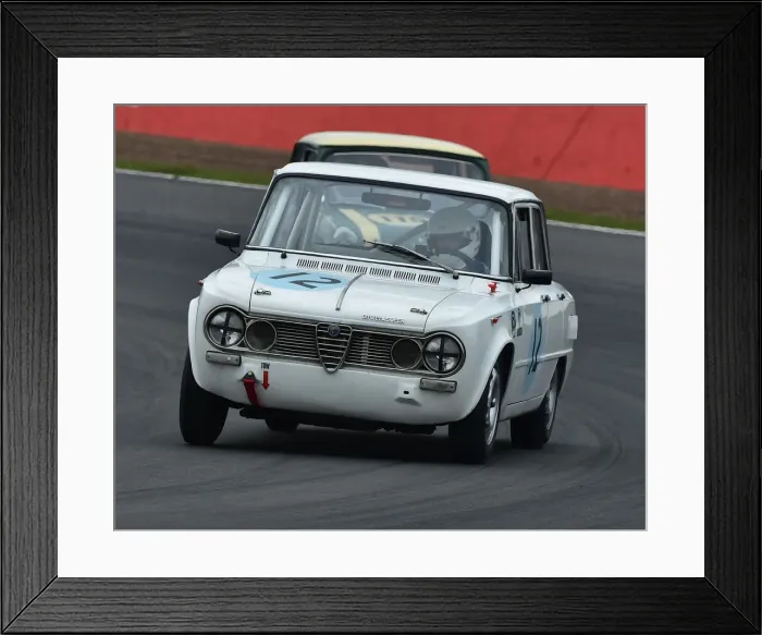 Framed Print : CM22 9215 Vernon MacKenzie, George Frankel, Alfa Romeo Giulia Super Framed Print : CM22 9215 Vernon MacKenzie, George Frankel, Alfa Romeo Giulia Super