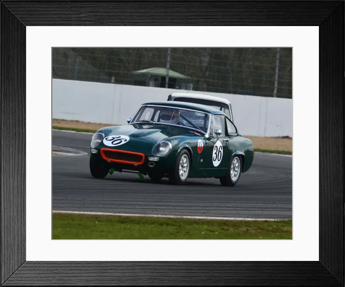 Framed Print : CJ7 1808 Brian Small, Ashley MG Midget Framed Print : CJ7 1808 Brian Small, Ashley MG Midget