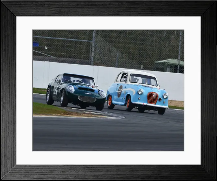 Framed Print : CJ7 1769 Jim Ayling, Austin A35 Academy, James Colburn, Lenham Sprite GT Framed Print : CJ7 1769 Jim Ayling, Austin A35 Academy, James Colburn, Lenham Sprite GT