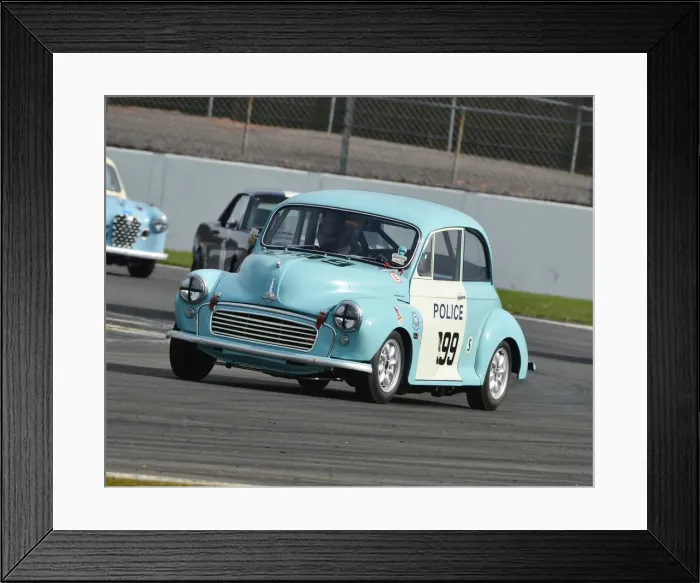 Framed Print : CJ7 1634 Chris Rea, Morris Minor Police Framed Print : CJ7 1634 Chris Rea, Morris Minor Police