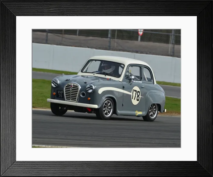 Framed Print : CJ7 1666 William Davison, Austin A35 Academy Framed Print : CJ7 1666 William Davison, Austin A35 Academy