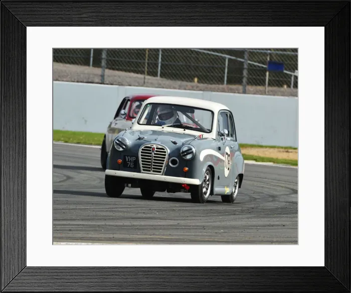 Framed Print : CJ7 1627 William Davison, Austin A35 Academy Framed Print : CJ7 1627 William Davison, Austin A35 Academy